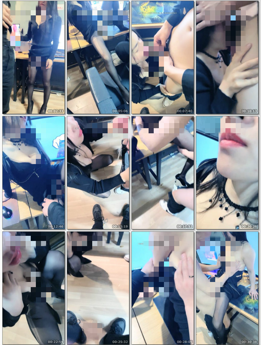 探花龙哥网吧与黑丝学妹啪啪福利秀