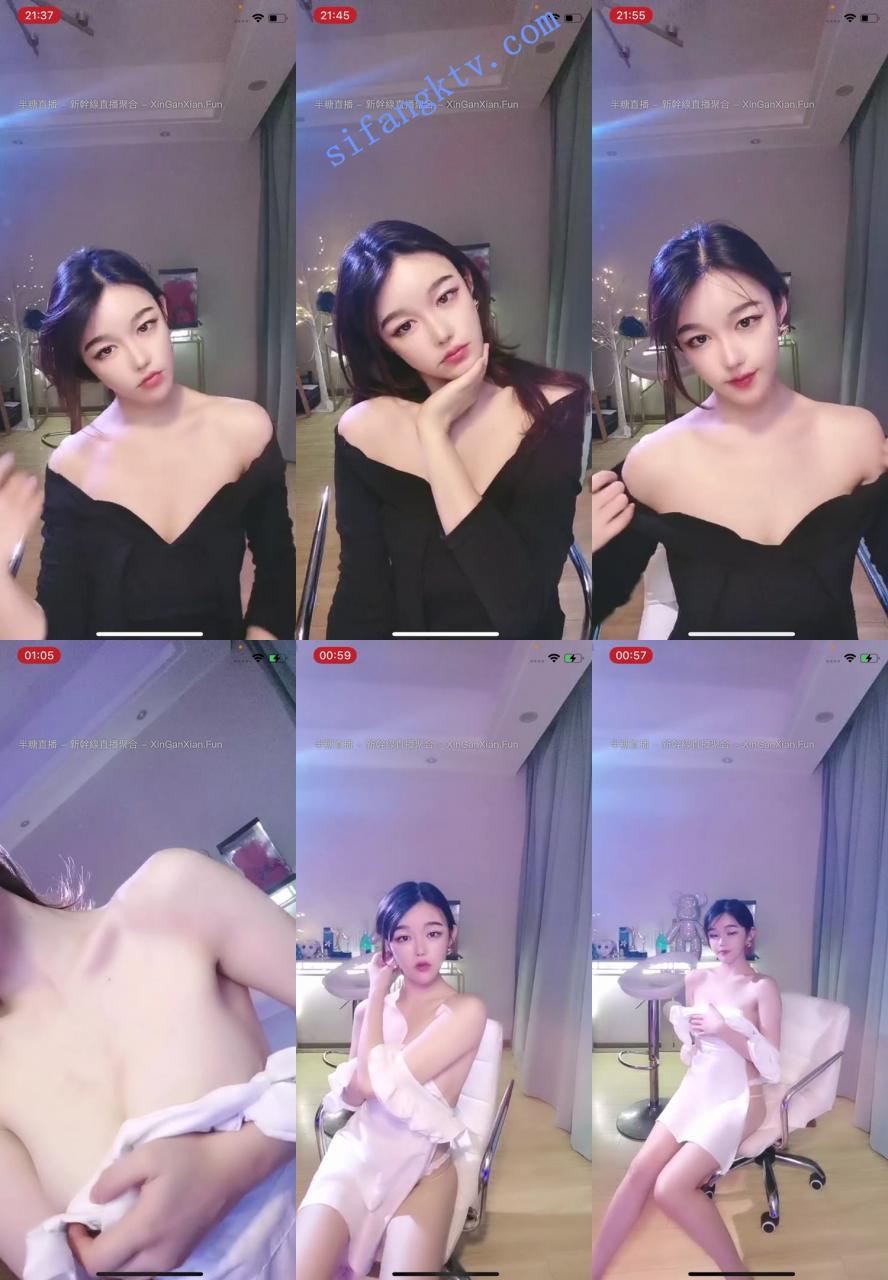 颜值顶点的女神！！【一只囚】打扮的像韩国女星湿身诱惑