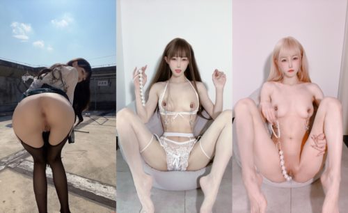 80999-顶流福利姬青春无敌超高颜值SS级完美露脸极品清纯女神【小鹿丢了】1999元血本自购，道具紫薇喷水各种裸身自黑