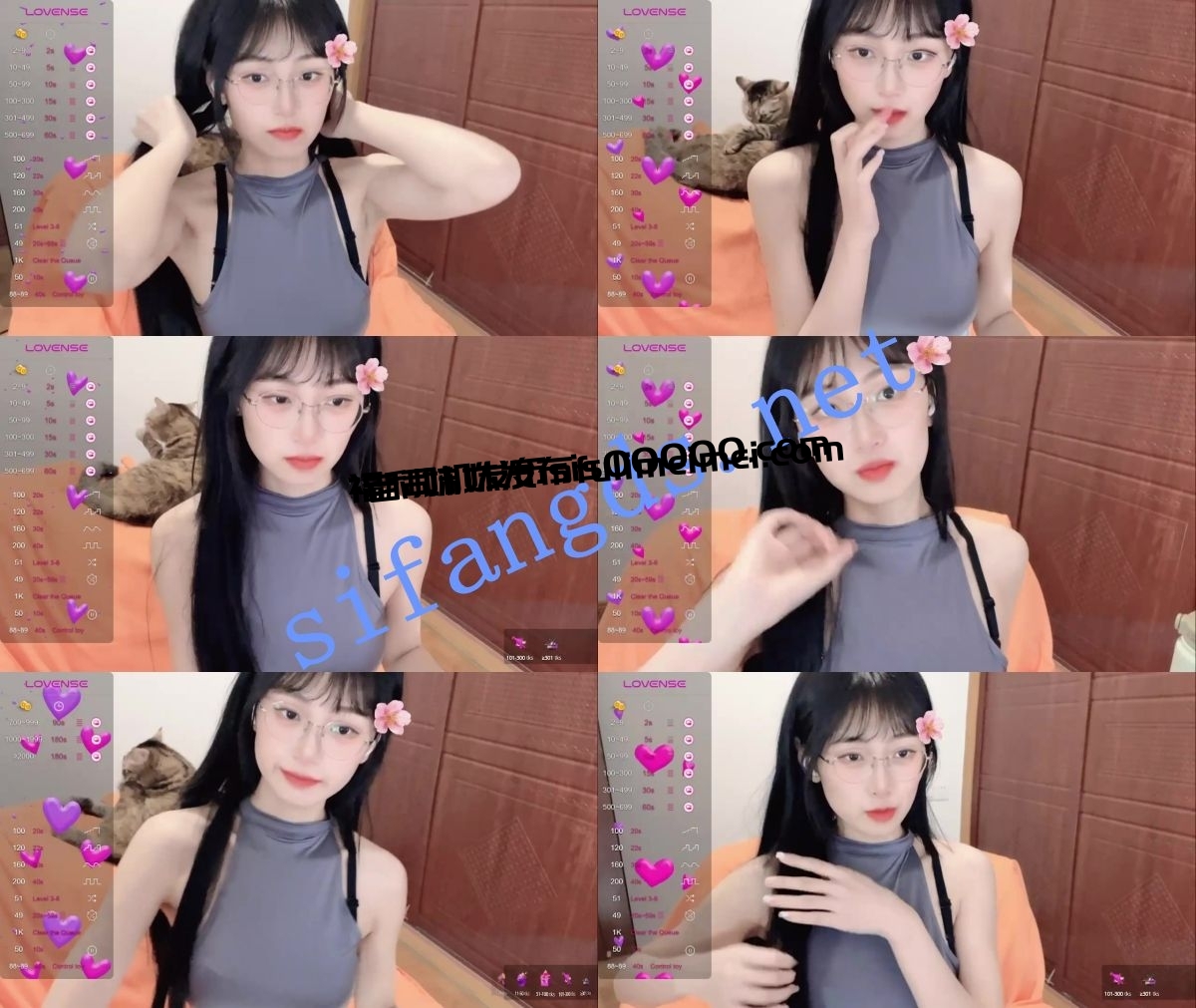 灬清纯女神~眼镜妹大学生 Agnes-sss 大美胸~乳夹~跳蛋自慰~ 图 01
