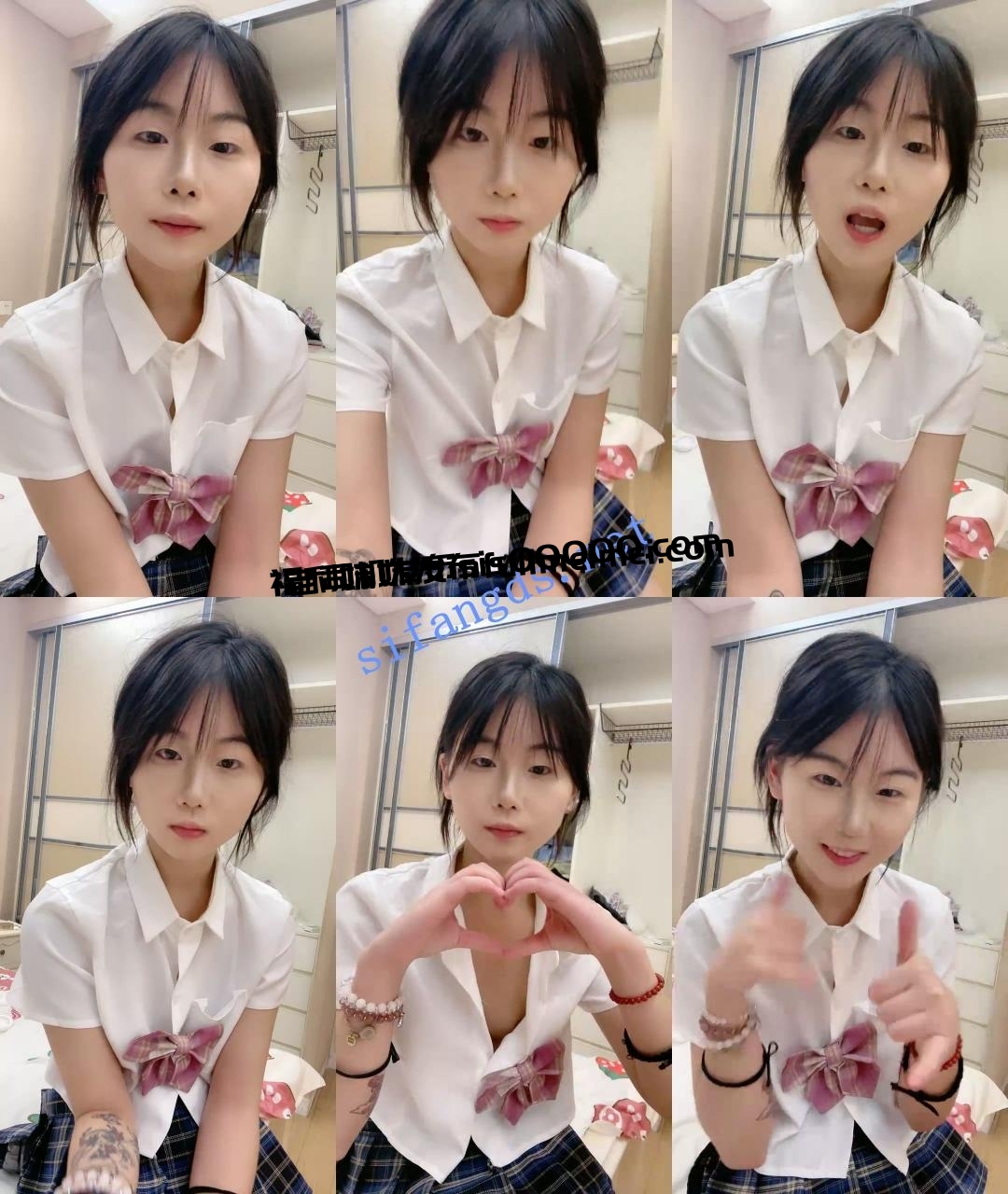 ☸超可爱JK学生妹 可爱的晴晴 性感黑丝~扒穴自慰~好想舔~ 图 01