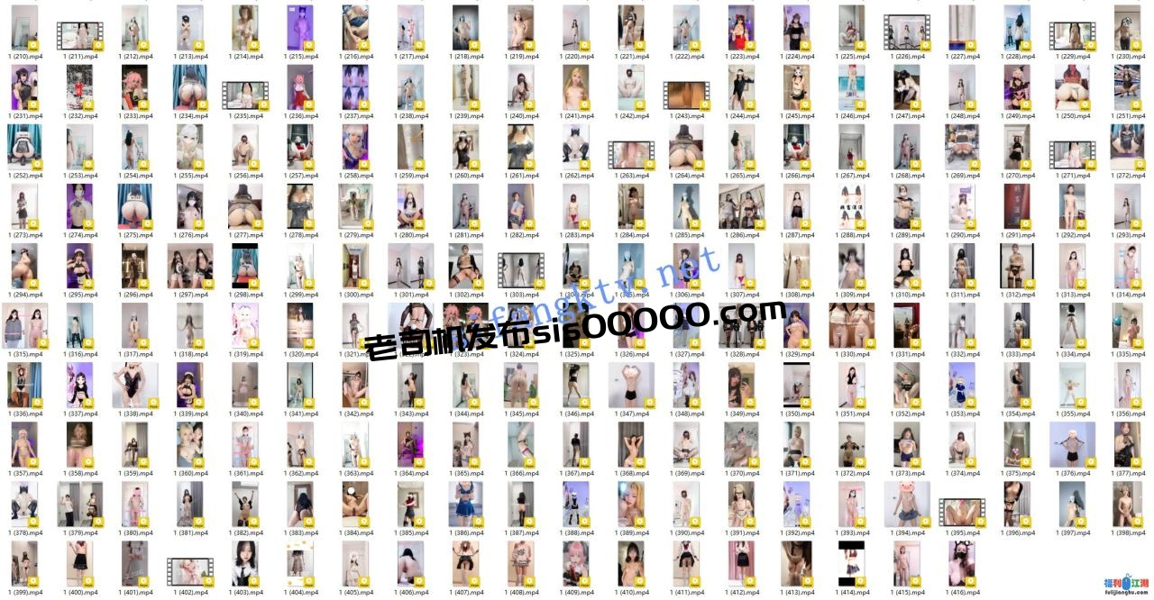 【抖音风】最全抖音风裸舞 变装 反差超大合集 美女云集 404V【1.64G】