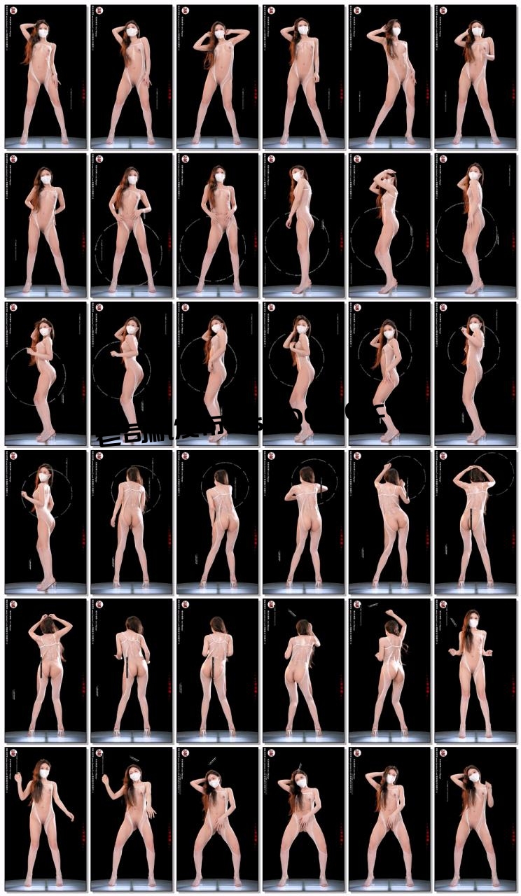 -【JM假面舞团最新】，超顶大尺度！长发性感，妖娆小姐姐盲盒福利，全裸顶胯摇摆勾引