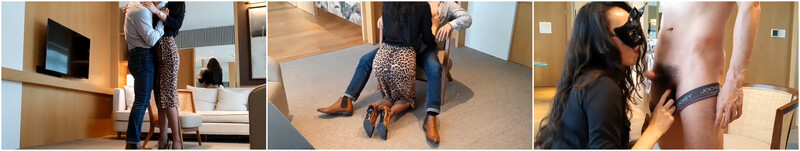 漂亮黑丝高跟人妻吃鸡啪啪 啊啊好爽 被两个单男轮着输出 射了一屁屁