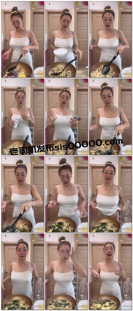匈奴狂喜】【2025新档】泰国白净巨乳教师样眼镜娘「Beautiful」OF大尺度露脸私拍