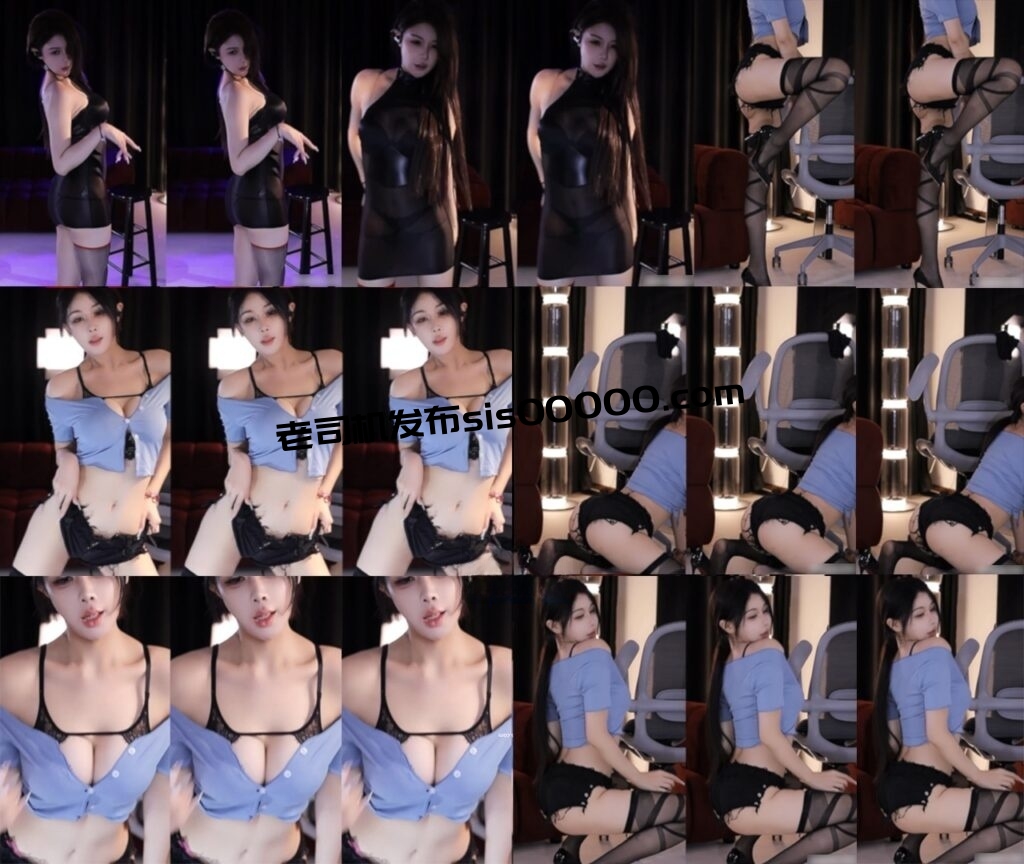 【斗鱼 艺瑟妃】尺度福利 透视连衣裙透内衣透丁热裤屁股蛋【5V】【1.36G】