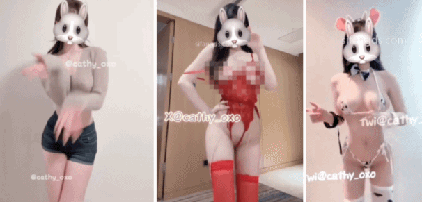 【推特 小小cathy oxo】极品身材女神 大尺度抖音风裸舞合集29V[某房原版]【149M】