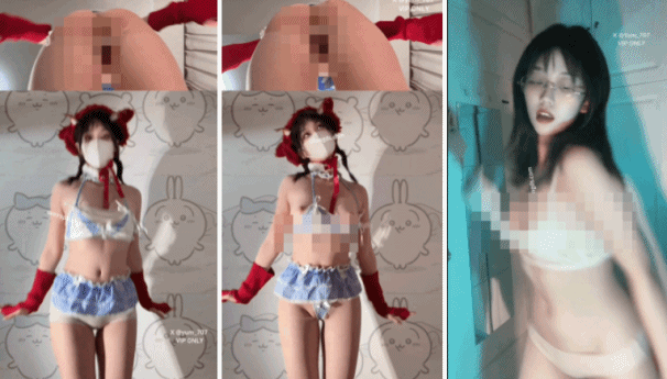 【推特 yum_707/玉米】最新VIP专享 双视角骚舞 汽车摇 抖奶6V+20P[某房原版]【756M】