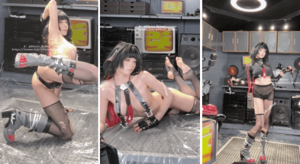 【B站 Yiko湿润兔 咬一口兔娘】5月订阅作品 花絮+双视角骚舞4V+140P[某房原版]【1.03G】