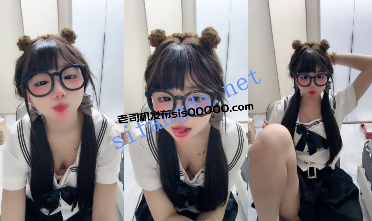 ⚡【调小狗】可爱眼镜小萝莉~脱光光在身上写字~太骚了~