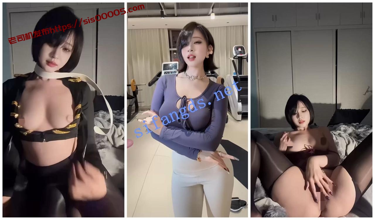 抖音福利 200w粉丝大网红 鹅鹅 脸穴同框道具自慰抖臀 图 03