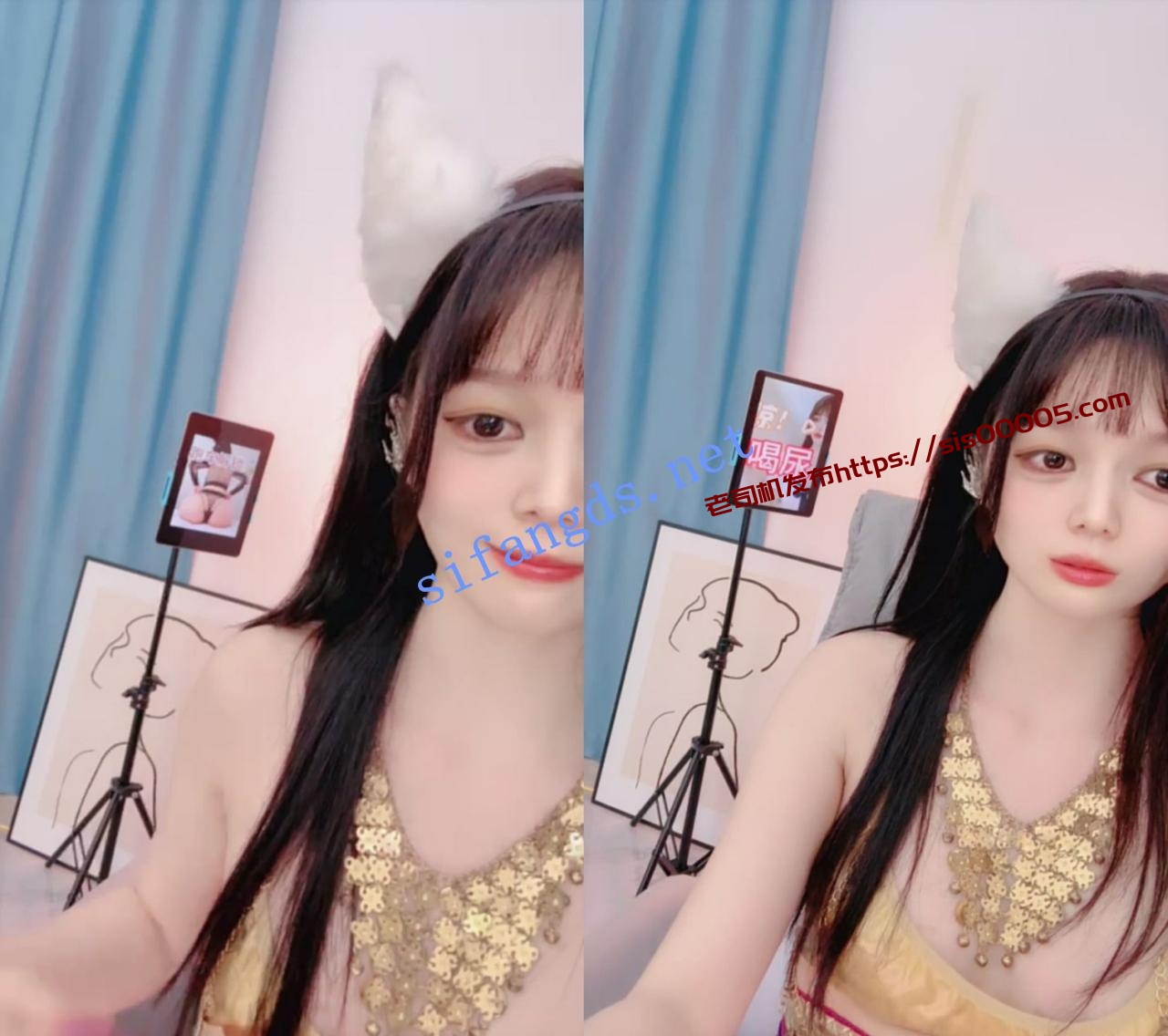 ██西域美女！【喝口奶茶】大咪咪，无毛馒头逼~自慰喷水