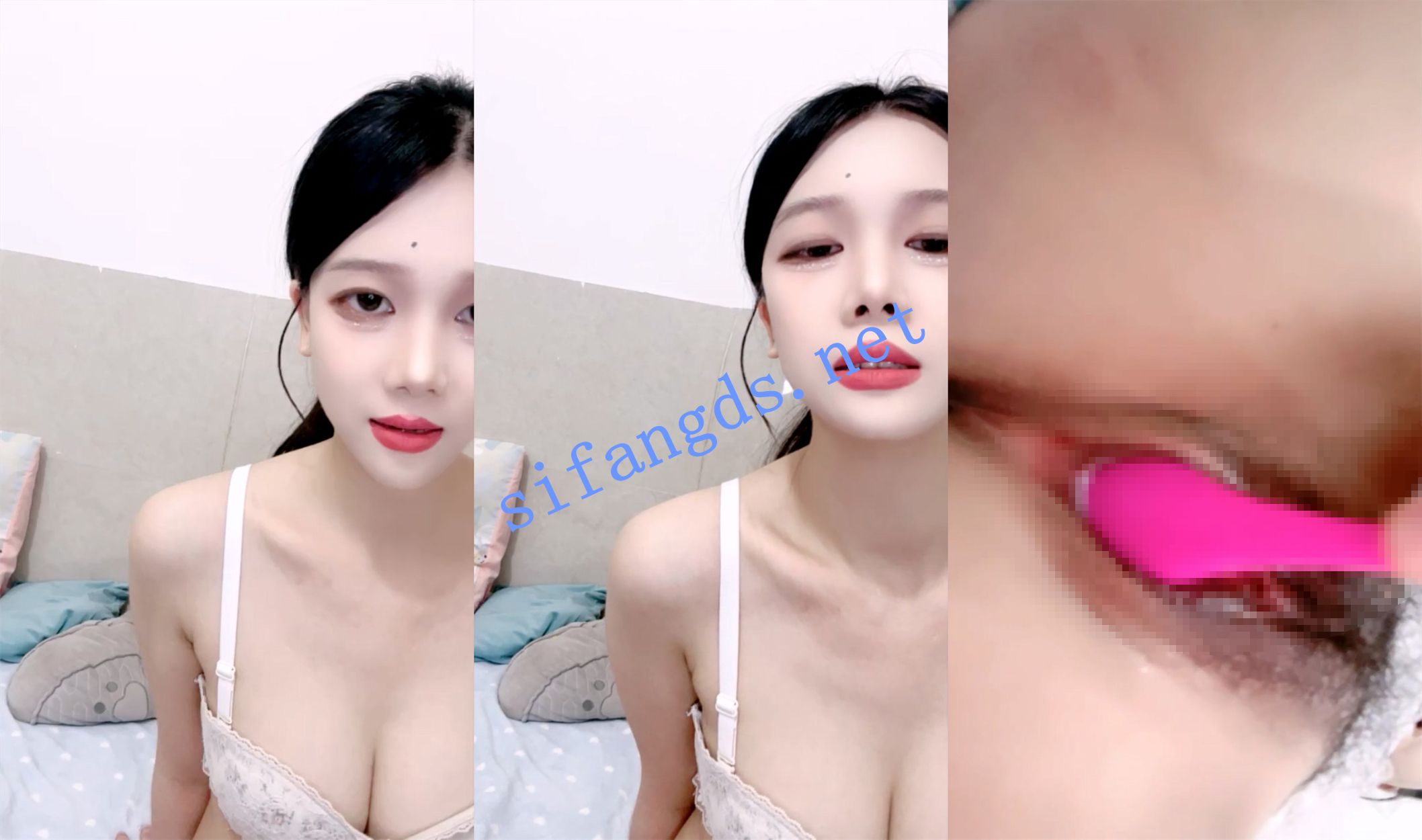 反差带闷骚~超级美女 奶梨呀 雪白美乳~跳蛋自慰假屌爆菊 图 01