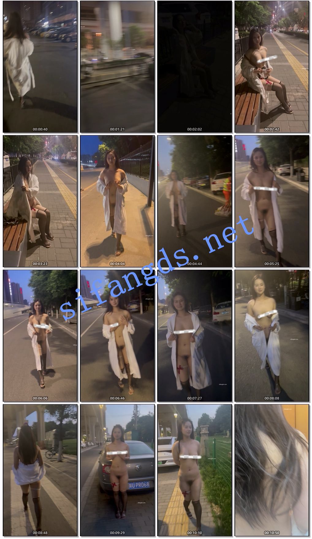 ♏西萌工作室♏嫩妹涵涵 小泪深夜街头露出2部 情趣制服4K版 图 01