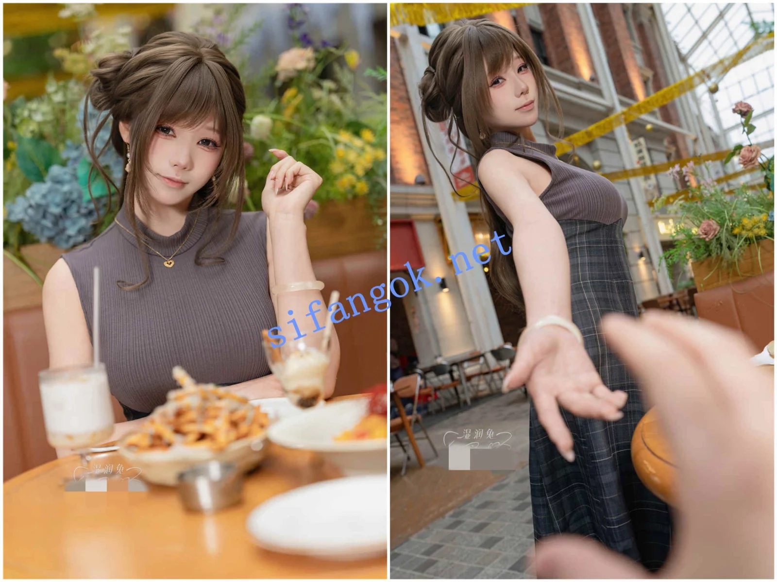 ♈(Yiko湿润兔咬一口兔娘)5月份订阅作品-网友的一日约会【3V120P】【4.6G】