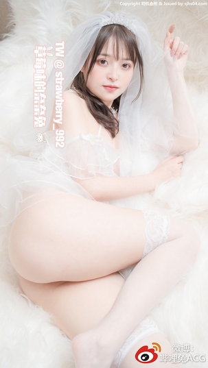 草莓味的奈奈兔 – 纯白花嫁 (32P/108M)